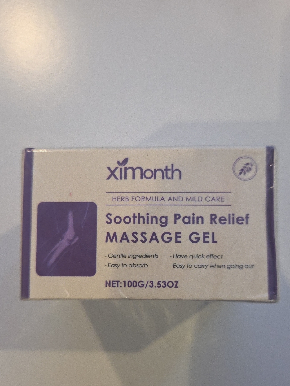 Ximonth Soothing Pain Relief Massage Gel - Purple